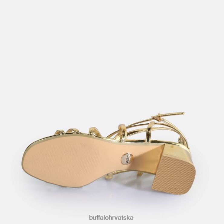 zlato Buffalo veganske sandale na petu lilly cage |sandale TDD6T290